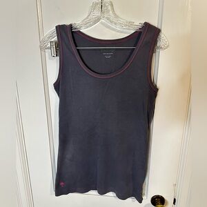 Lilly Pulitzer Navy Tank Top with Pink Accents